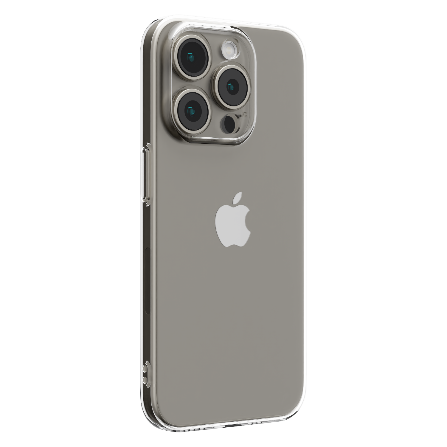 Āsenaru Airlite Thin Case, casing polikarbonat bening untuk iPhone, dengan ketebalan 0,5 mm, memberikan perlindungan ramping dan tidak mencolok.