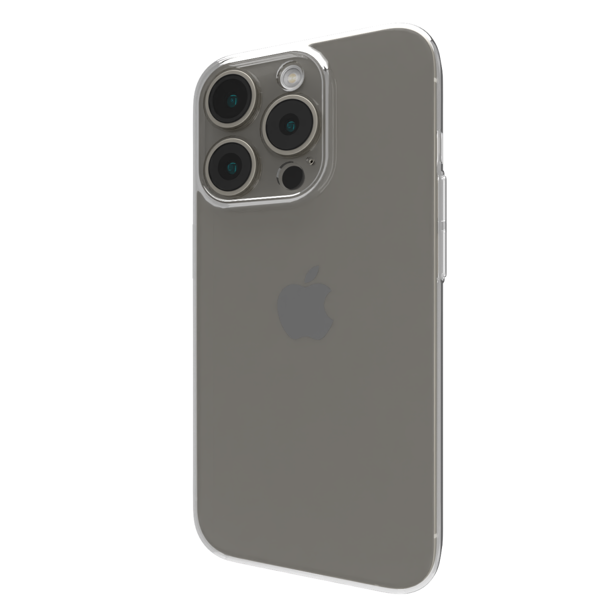 The Āsenaru Airlite Thin Case, a crystal-clear polycarbonate case for iPhone, with a 0.5mm thickness, providing slim and unobtrusive protection.