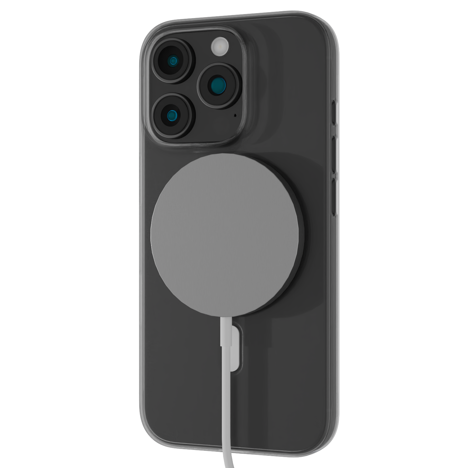 The Āsenaru Airlite Magsafe Thin Case, a crystal-clear polycarbonate case for iPhone, with a 0.5mm thickness, providing slim and unobtrusive protection with magsafe compatibility.