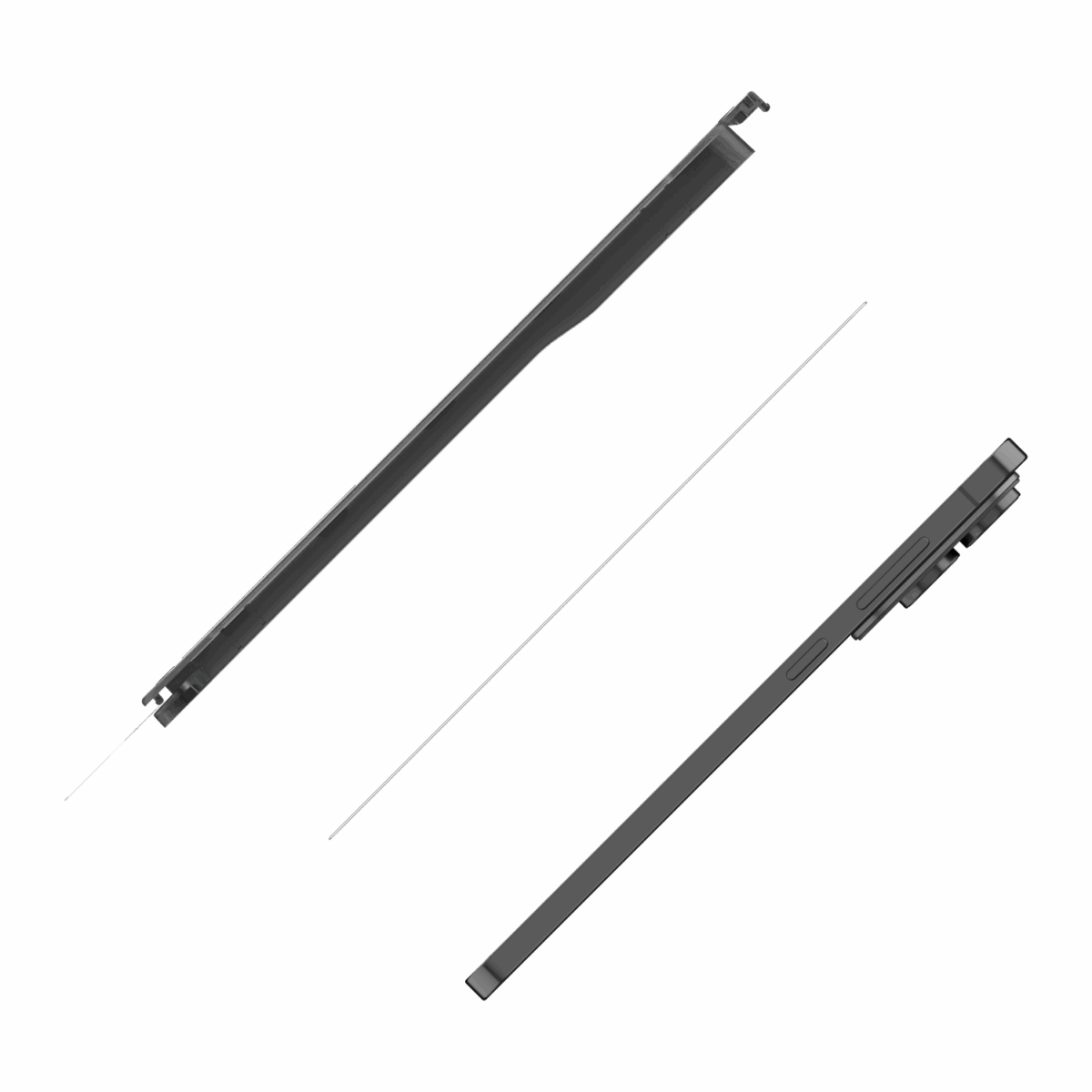 Image of Āsenaru DustShield Tempered Glass, a 0.4mm full-coverage screen protector for Galaxy S25, featuring 9H hardness and a steel mesh overlay for enhanced dust and scratch protection and installation kit for easy application.