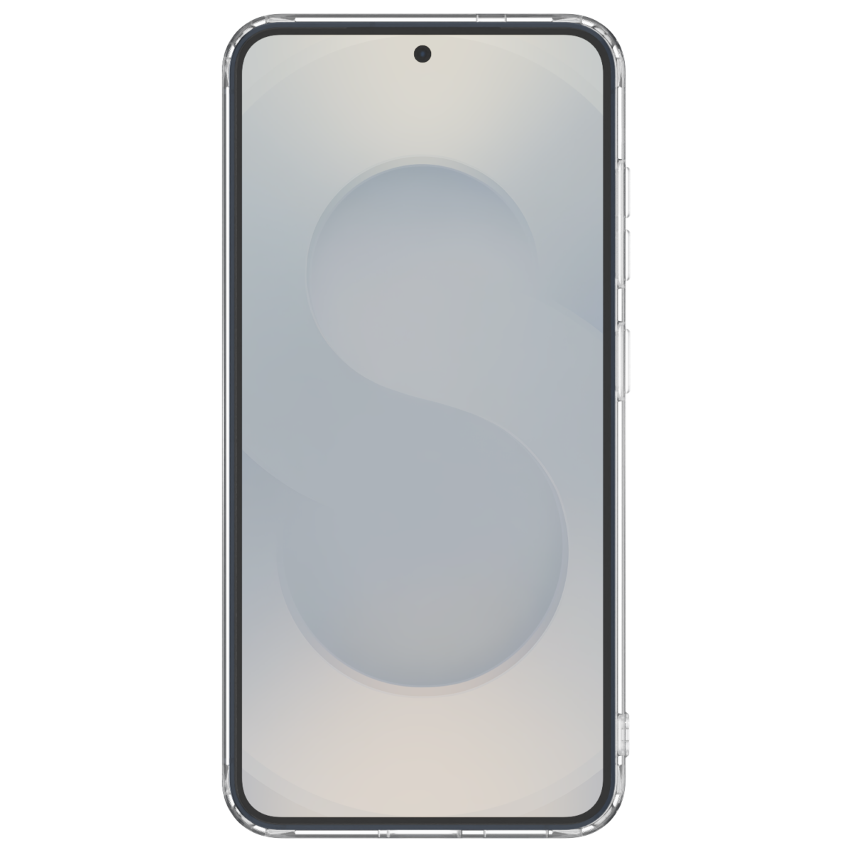 The Āsenaru Lite Hybrid Magsafe Case, a slim 1.3mm Galaxy S25 case with transparent TPU bumpers and a rigid polycarbonate back, showcasing full protection and MagSafe compatibility.